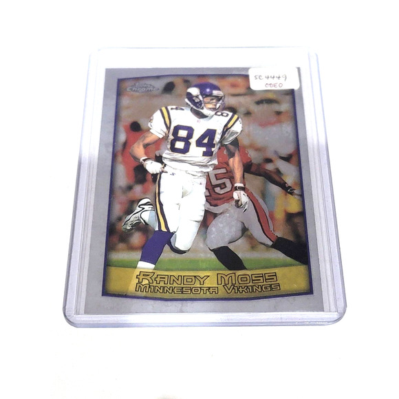 Randy Moss 1999 Topps Chrome #1 Minnesota Vikings Card - Picture 1 of 2